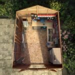Mercia 10 x 8ft Double Door Overlap Apex Shed - Image 6