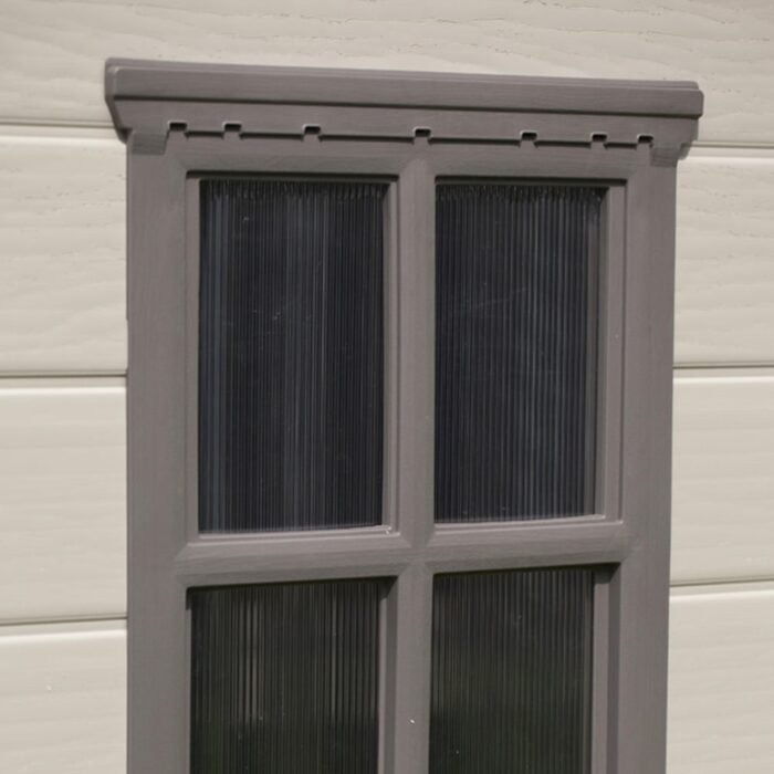 Keter Factor 6 x 6ft Beige Outdoor Apex Garden Storage Shed - Image 4