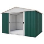 10' x 8' Yardmaster Green Metal Shed (3.03m x 2.37m)