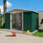 10' x 8' Yardmaster Green Metal Shed (3.03m x 2.37m) - Image 7
