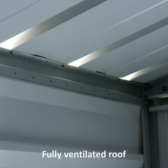 10' x 8' Yardmaster Green Metal Shed (3.03m x 2.37m) - Image 3