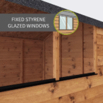 Mercia Overlap Apex Windowless Value Shed - 12 x 8ft - Image 6