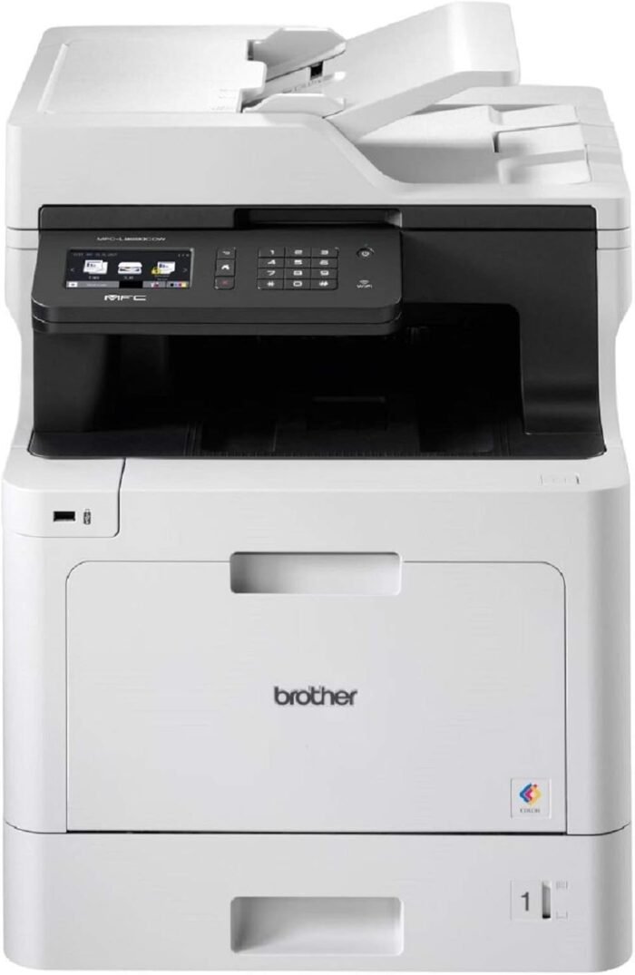 Brother MFC-L8690CDW Colour Laser Printer | Wireless, PC Connected & Network | Print, Copy, Scan, Fax & 2 Sided Printing | A4 | UK Plug - Image 1