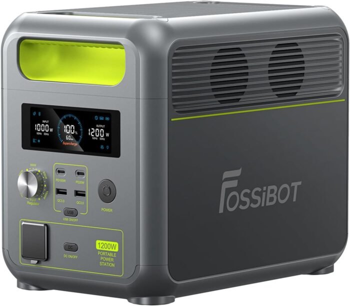 Fossibot F1200 Tragbare Solargenerator+200w Solar Panel 1024wh - Image 1