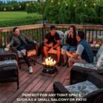 Outland Living Firecube 805 Portable 14-Inch Square Propane Gas Fire Pit - Image 5
