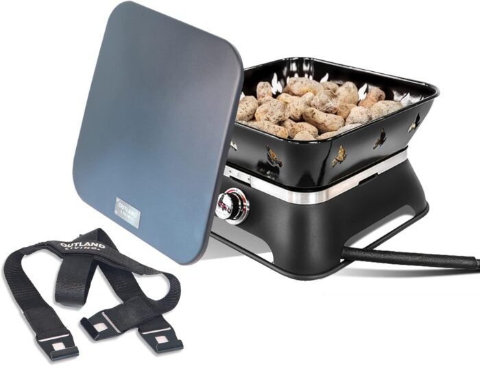Outland Living Firecube 805 Portable 14-Inch Square Propane Gas Fire Pit - Image 6