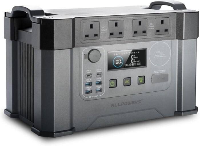 ALLPOWERS S2000 Pro 1451Wh Portable Power Station, 4x 2400W AC Outlet Solar Generator Outdoor Generator for Home Backup, Emergency, Outdoor, RV, - Image 1