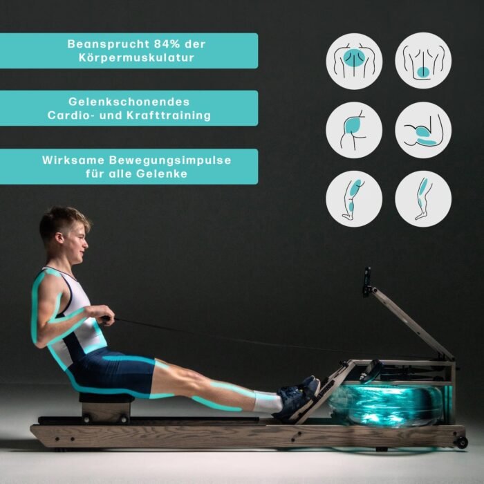 WaterRower Pure VR3 Rowing Machine - Image 2