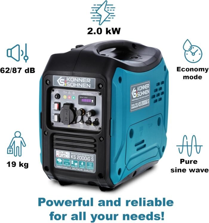 LPG/gasoline Inverter Generator KS 2100iG S - Image 6