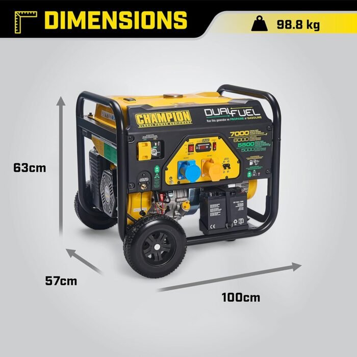 Champion CPG7500E2-DF Dual Fuel Generator - Image 3
