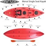 Conwy Kayak Sit On Top Kayak Single One Man Fishing / Leisure Seat - Image 6