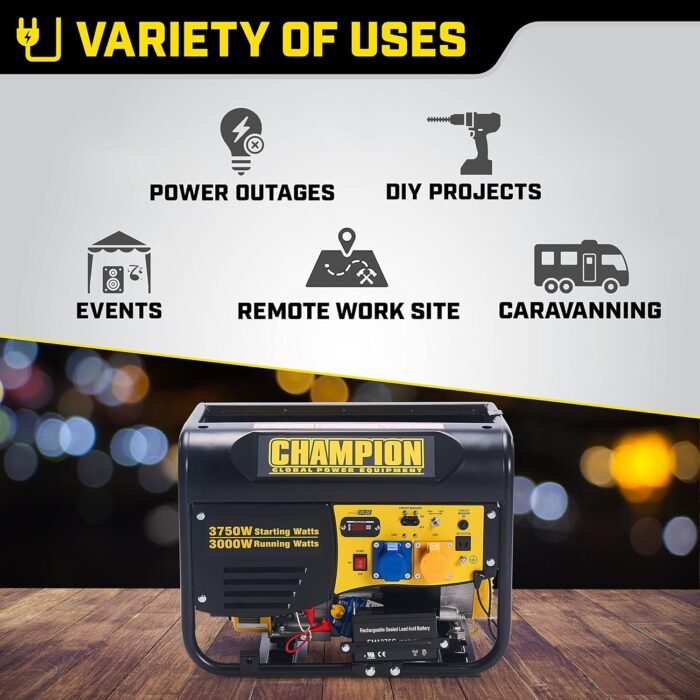 Champion 3500 Watt Petrol Generator CPG4000E1 - Image 4
