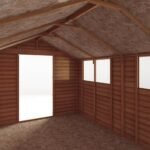 12' x 8' Wooden Value Overlap Apex Garden Shed - Image 2
