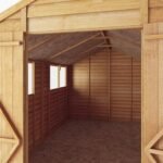 12' x 8' Wooden Value Overlap Apex Garden Shed - Image 3
