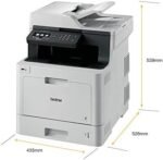 Brother MFC-L8690CDW Colour Laser Printer | Wireless, PC Connected & Network | Print, Copy, Scan, Fax & 2 Sided Printing | A4 | UK Plug - Image 2
