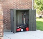 Lifetime 60209 Vertical Storage Shed (53 Cubic feet), Roof Brown, 74 x 142 x 174 cm - Image 9