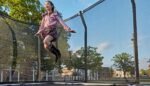 Salta Trampoline Unisex Youth Premium Black Edition Combo Trampoline Safety Net 153 x 214 cm Black - Image 7