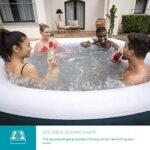 Lay-Z-Spa Ibiza Hot Tub 140, AirJet Massage System Inflatable Spa with Freeze Shield, 4-6 Person - Image 5