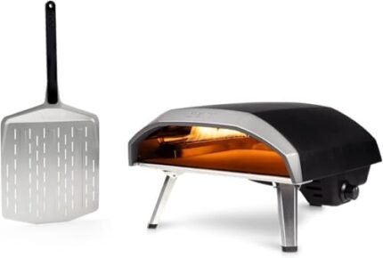 Ooni Koda 16 Gas Pizza Oven - Essentials Pizza Oven Bundle - Includes 14" Perforated Pizza Peel