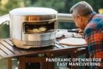 Solo Stove Pi Pizza Oven, Wood & Gas Burner | Incl. Stainless Steel Outdoor Pizza Maker, Wood Burning Assembly, Gas Burner, Cordierite Pizza Stone (13 mm thick), H: 38,4 cm x Dia: 52 cm, 13,8 kg - Image 4
