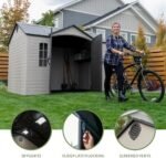 Lifetime Products 10' x 8' Outdoor Storage Shed - Image 10