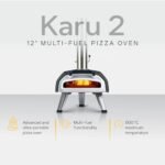 Ooni Karu 2 Multi-Fuel Outdoor Pizza Oven - Wood and Gas Outdoor Pizza Oven with Pizza Stone & Intergrated Thermometer, Pizza Oven Outdoor, Dual Fuel 12 Inch Pizza Maker, Outdoor Cooking Grill - Image 2