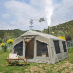 Sport Tent 4 Season 5-6 Person Deluxe Family Tent Camping Tent with Separate Living And Sleeping Area,3000mm Waterproof