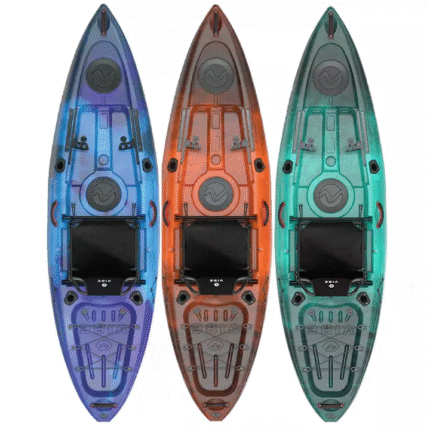 Vibe Kayaks Yellowfin 100 10 Foot Angler Sit On Top Fishing Kayak with Adjustable Hero Comfort Seat