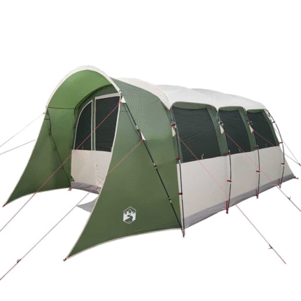 Tents with Roof Green 576 x 325 x 213 cm Polyester vidaXL