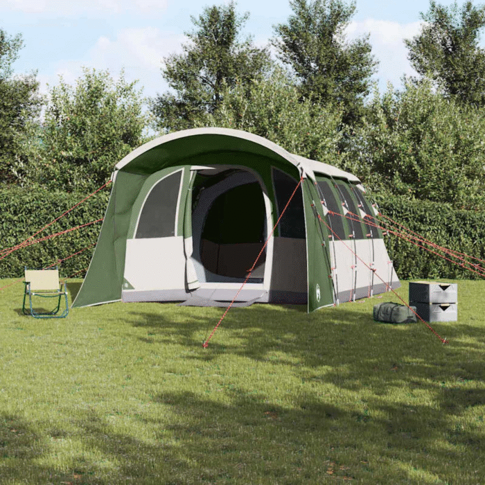 Tents with Roof Green 576 x 325 x 213 cm Polyester vidaXL - Image 5