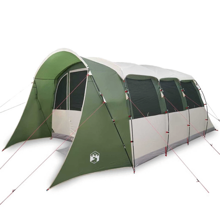 Tents with Roof Green 576 x 325 x 213 cm Polyester vidaXL - Image 4
