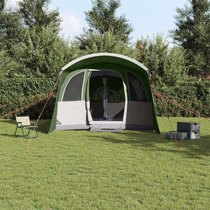 Tents with Roof Green 576 x 325 x 213 cm Polyester vidaXL - Image 3
