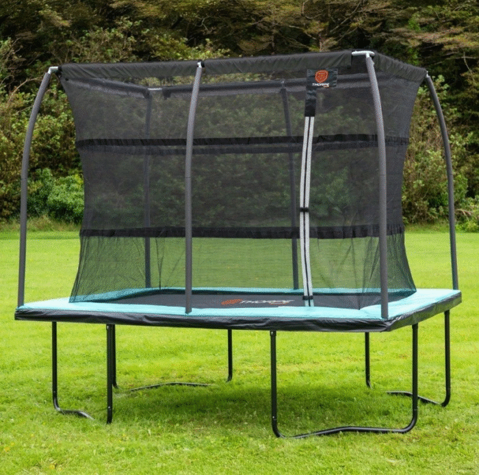 10 x 7.5ft Jump Power Rectangle Trampoline Enclosure Net and Trampoline Mat - Image 5